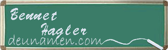 Bennet Hagler Visitenkarte